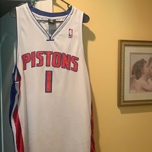 Authentic Allen Iverson Detroit Pistons Jersey